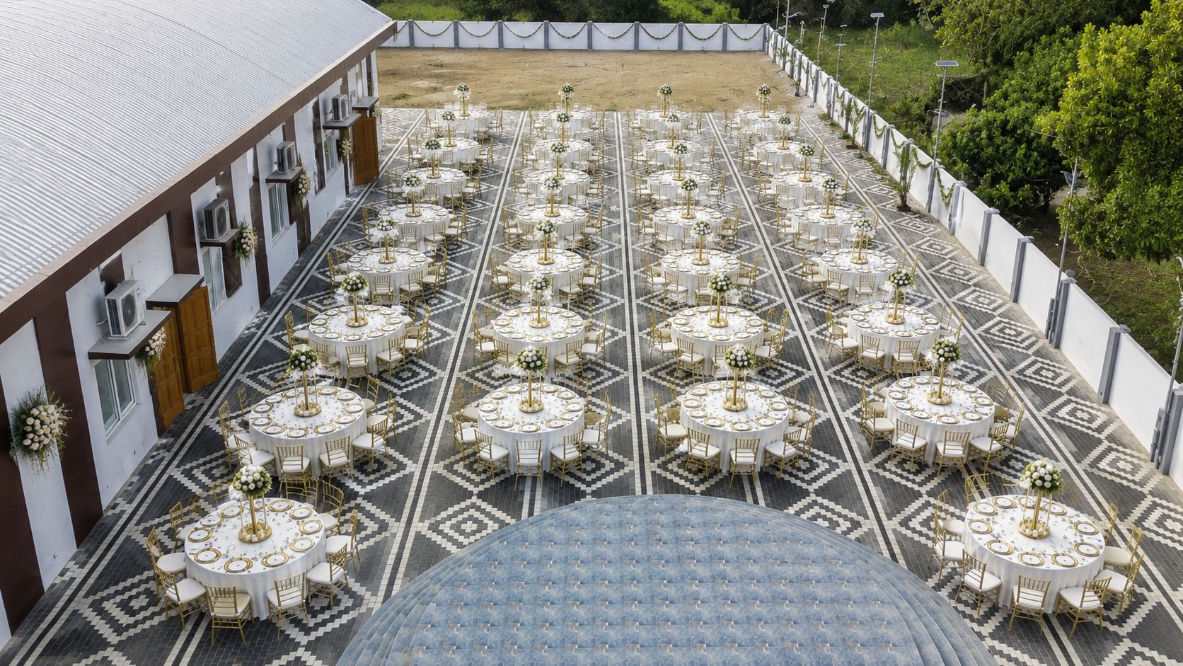 Traditional mandap decoration