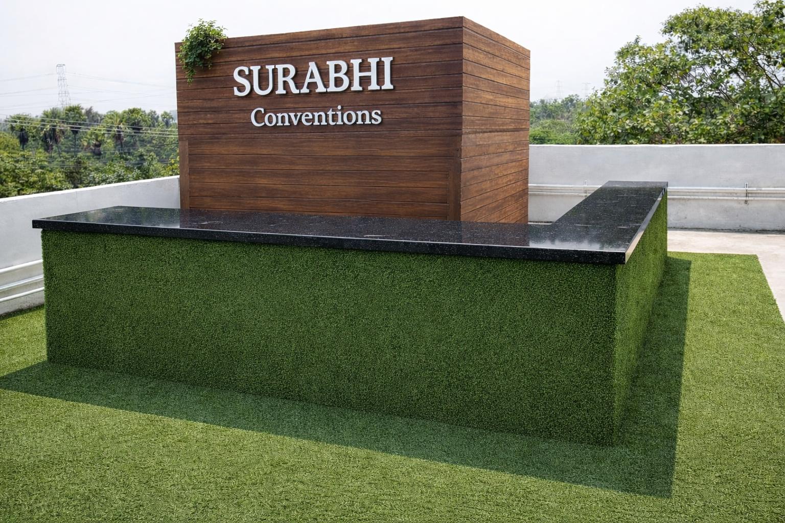 A Birthday Party Venue With Space to Celebrate venue view at Surabhi SJN Convention Hall